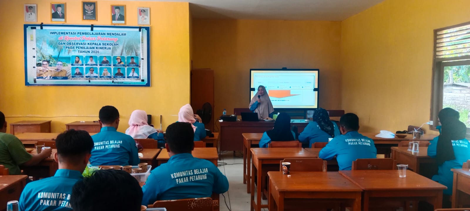 Menyambut Hardiknas 2026, Pengawas SMP Liukang Kalmas Adakan Pelatihan Pakar Petarung