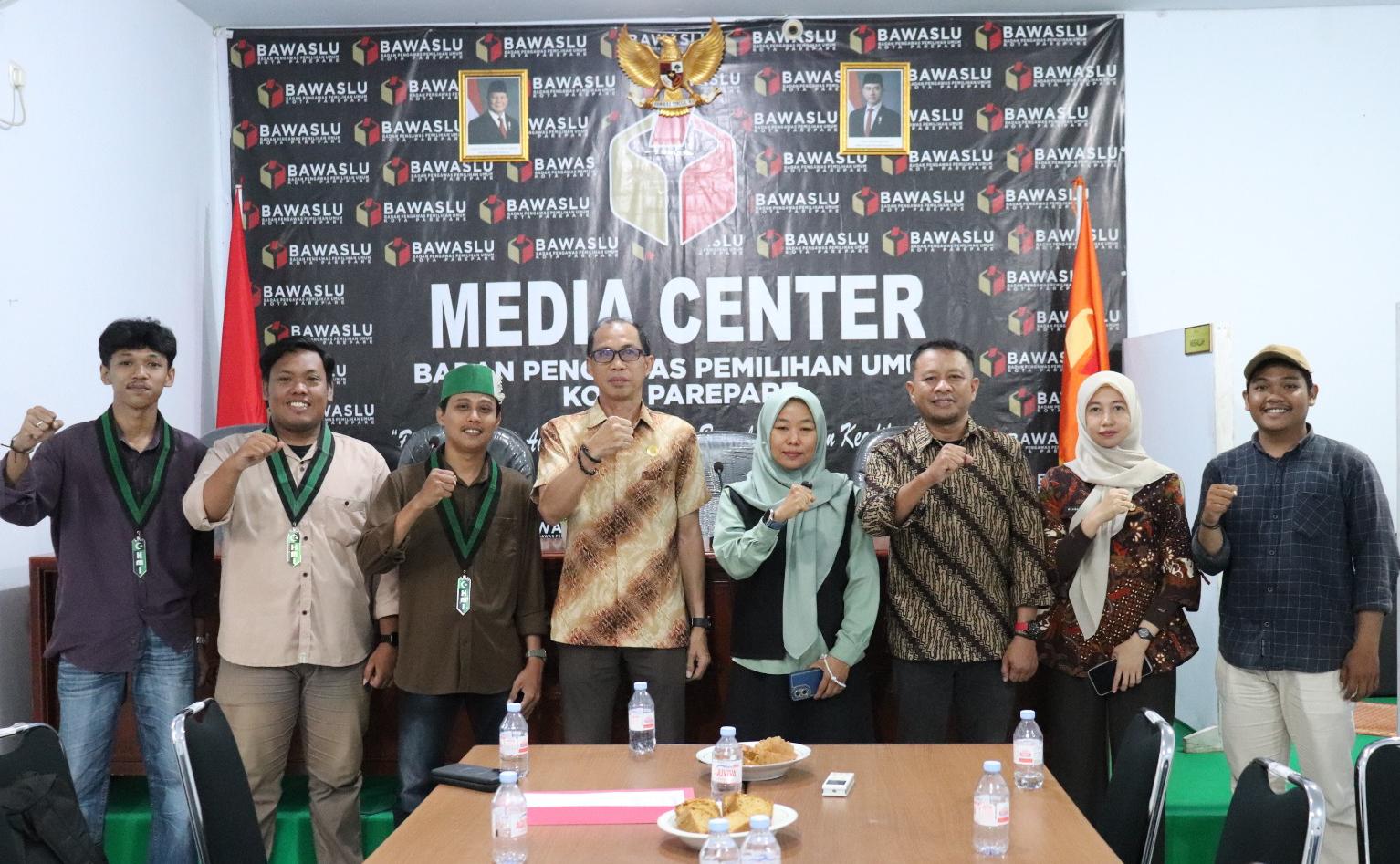 HMI Parepare Audiensi ke Bawaslu, Perkuat Kolaborasi Pengawasan Partisipatif dan Pendidikan Politik