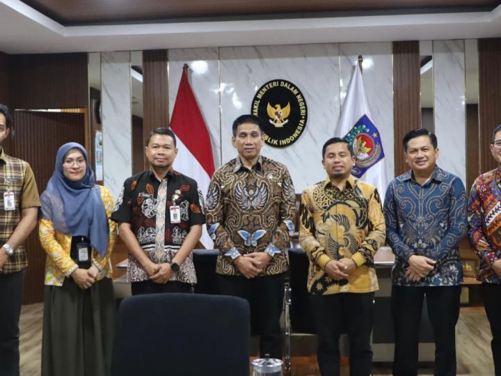Bertemu Wamendagri, Tasming Bahas Efisiensi Anggaran hingga Restrukturisasi OPD