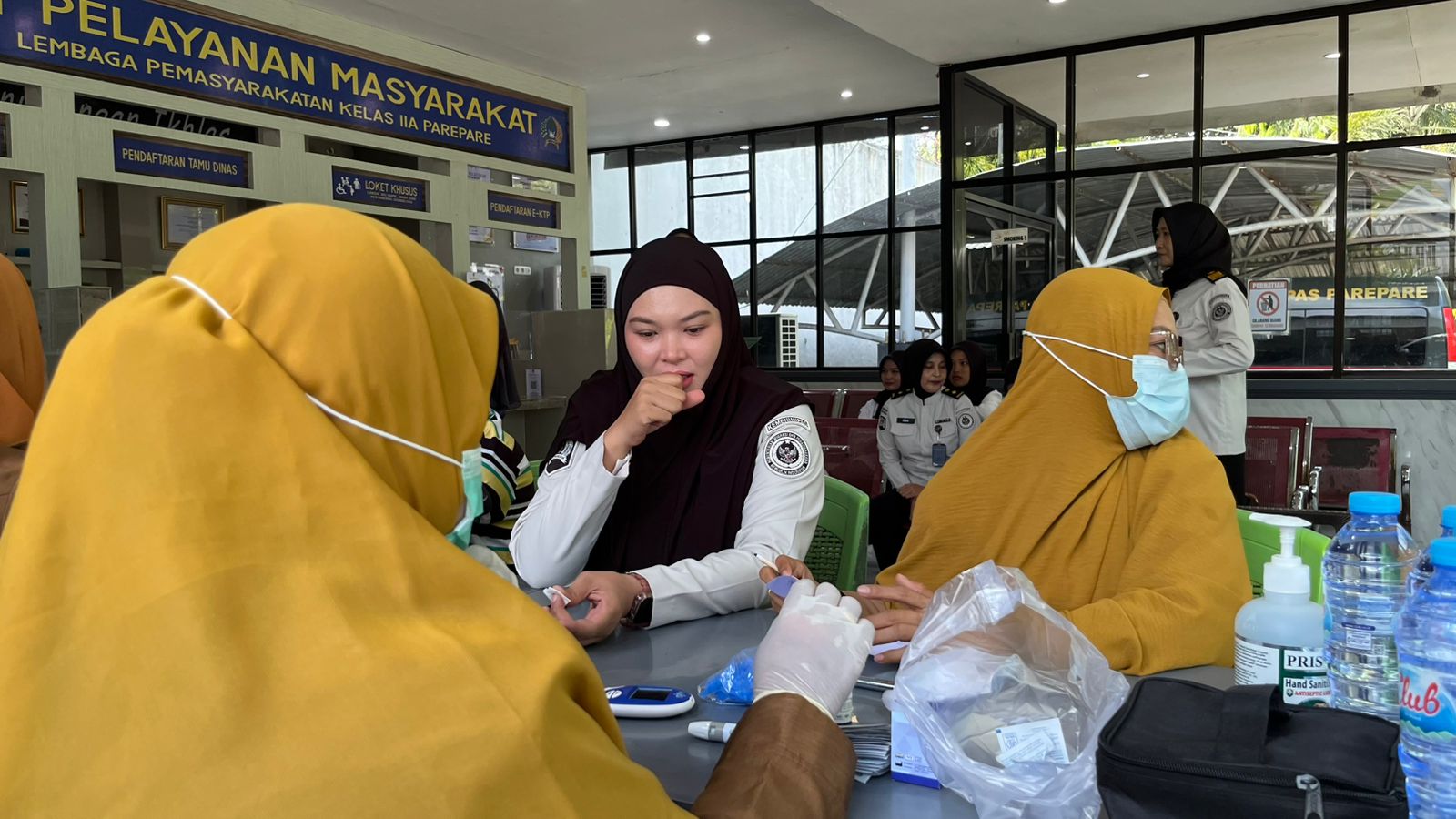 Gandeng Puskesmas Lompoe, Lapas Parepare Berikan Layanan Cek Kesehatan Gratis