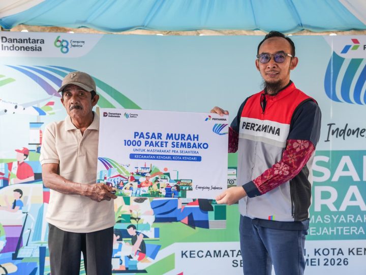 Pertamina Sulawesi Distribusikan 1.000 Paket Sembako Bersubsidi untuk Warga Kendari