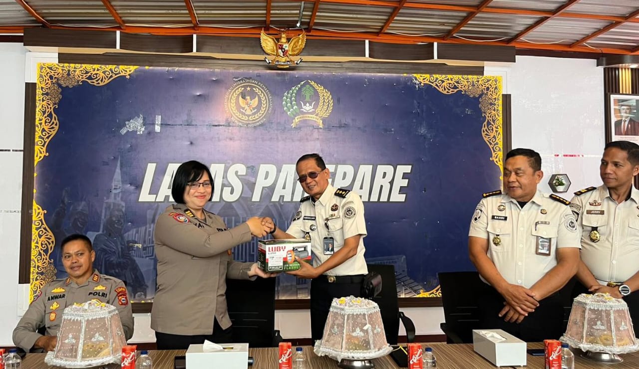 Lapas Parepare Perkuat Sinergi dengan Polda Sulsel dan Polres Demi Tingkatkan Keamanan dan Ketertiban