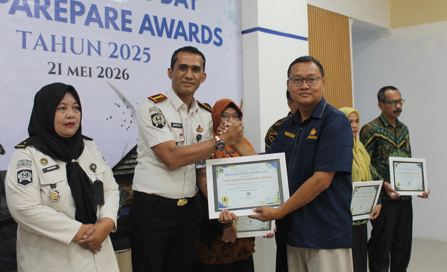 Capaian Membanggakan, Lapas Parepare Sabet Peringkat Pertama IKPA dengan Nilai 100 Sempurna