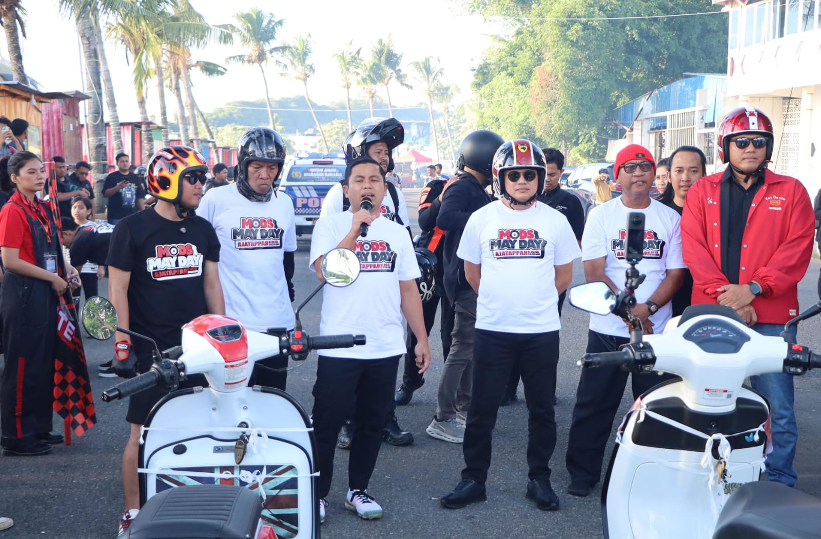 Lepas Mods Mayday Ajatappareng 2026, Tasming Hamid: Satu Aspal Semua Saudara