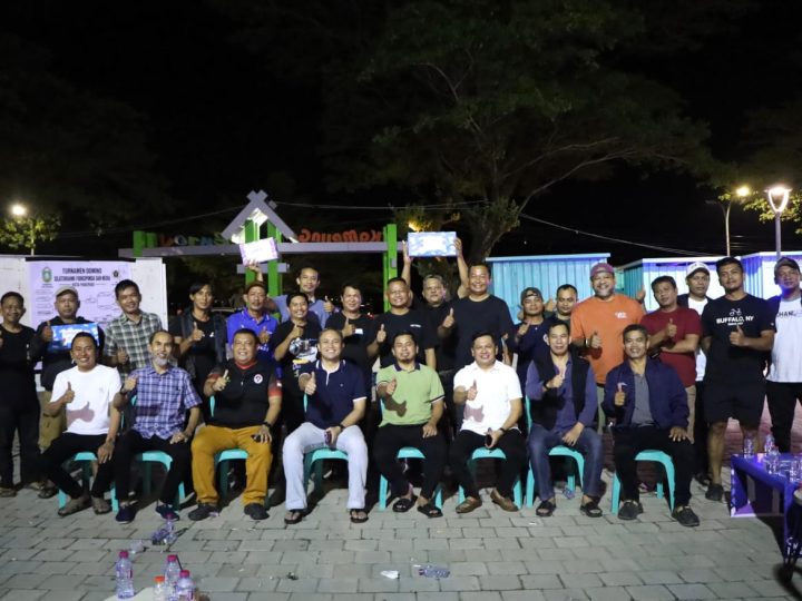 Turnamen Domino PWI Parepare Pererat Sinergitas Forkopimda dan Insan Pers