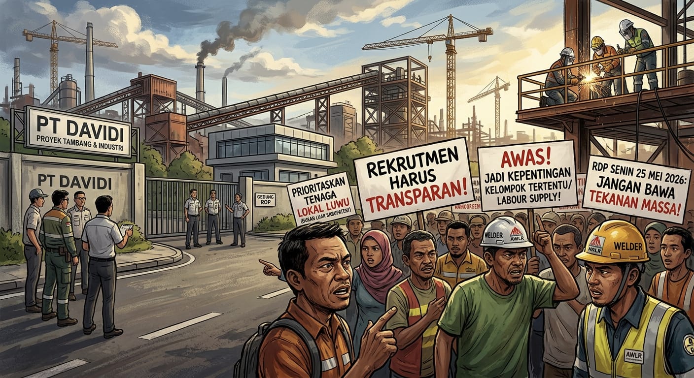 RDP Welder Luwu Disorot: Dugaan Mobilisasi Massa hingga Titipan Tenaga Kerja Mencuat