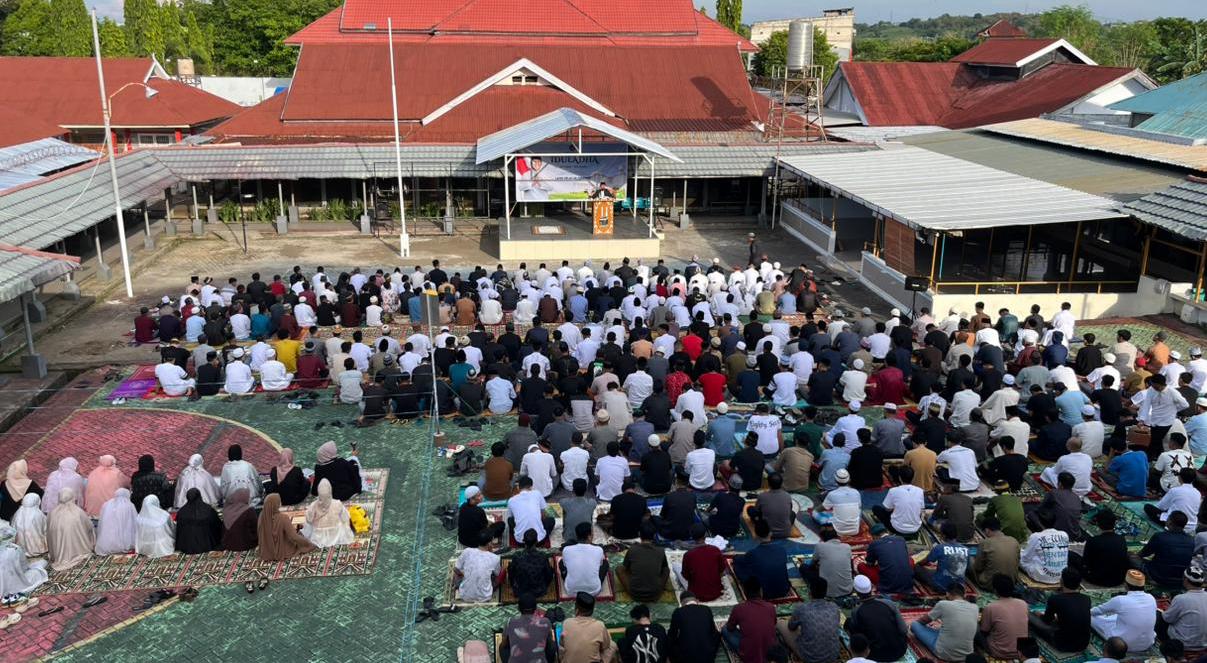 Lapas Parepare Laksanakan Rangkaian Hari Pertama Iduladha 1447 Hijriah dengan Khidmat dan Penuh Kebersamaan
