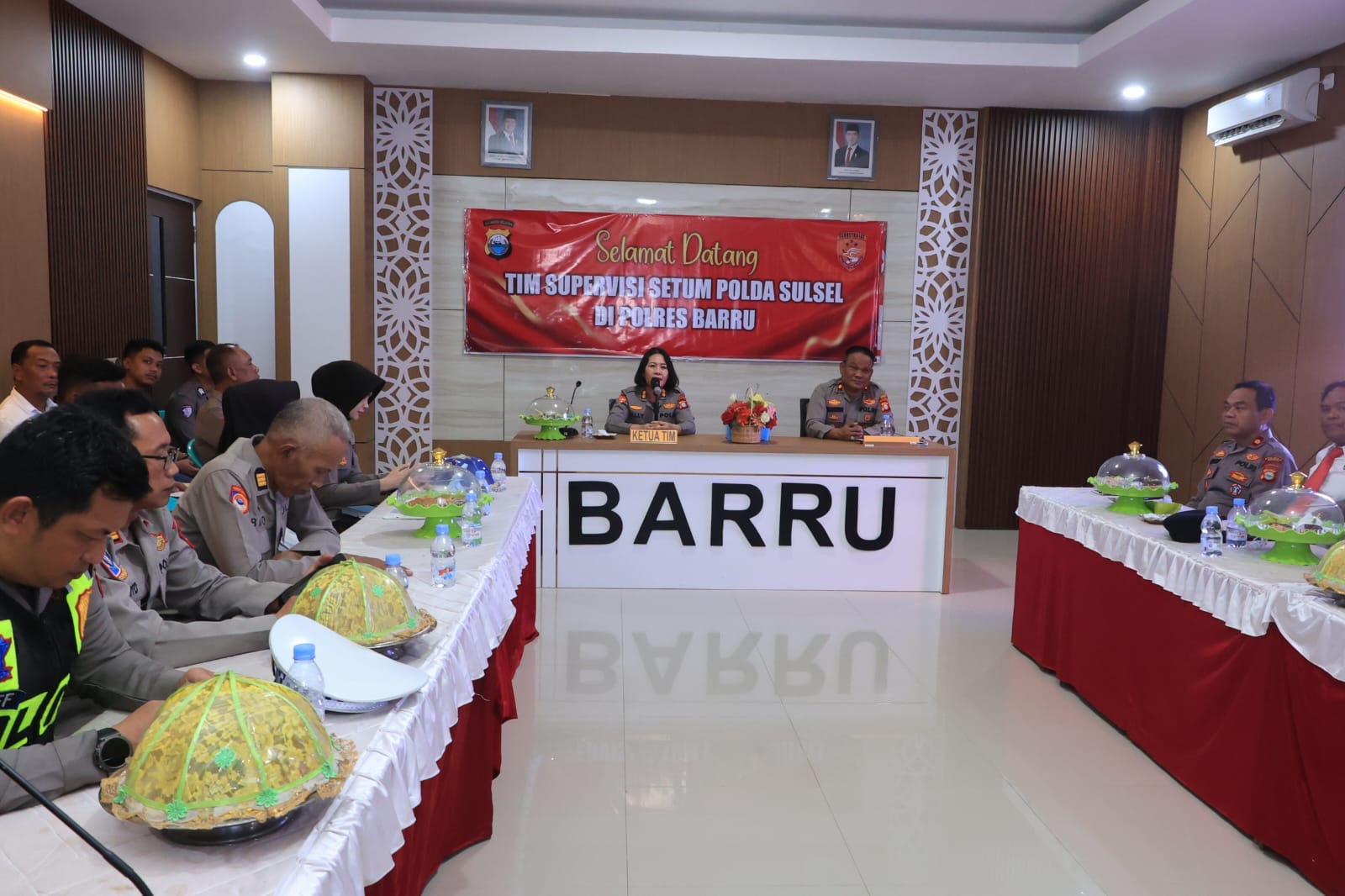 Tim Setum Polda Sulsel Supervisi Penggunaan Aplikasi Astina di Polres Barru