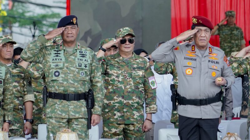 Wabup Barru Hadiri Penetapan 500 ASN Sulsel sebagai Komcad, Barru Tambah Dua Personel Komponen Cadanga