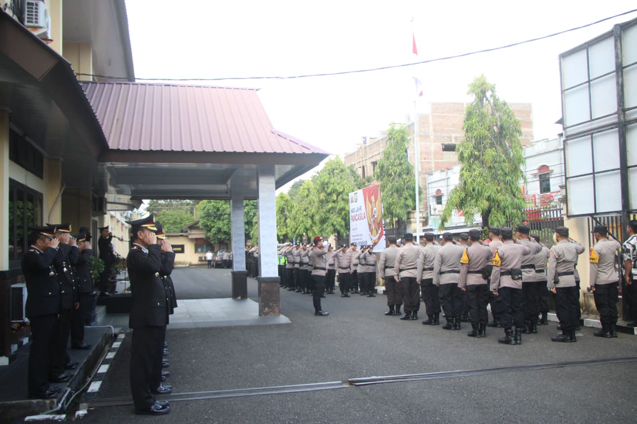 Polres Parepare Gelar Upacara Hari Lahir Pancasila, Teguhkan Komitmen Menjaga Persatuan Bangsa