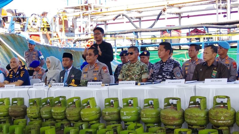 Polda Sulsel Rilis Pengungkapan Kasus Penyalahgunaan BBM dan LPG Bersubsidi