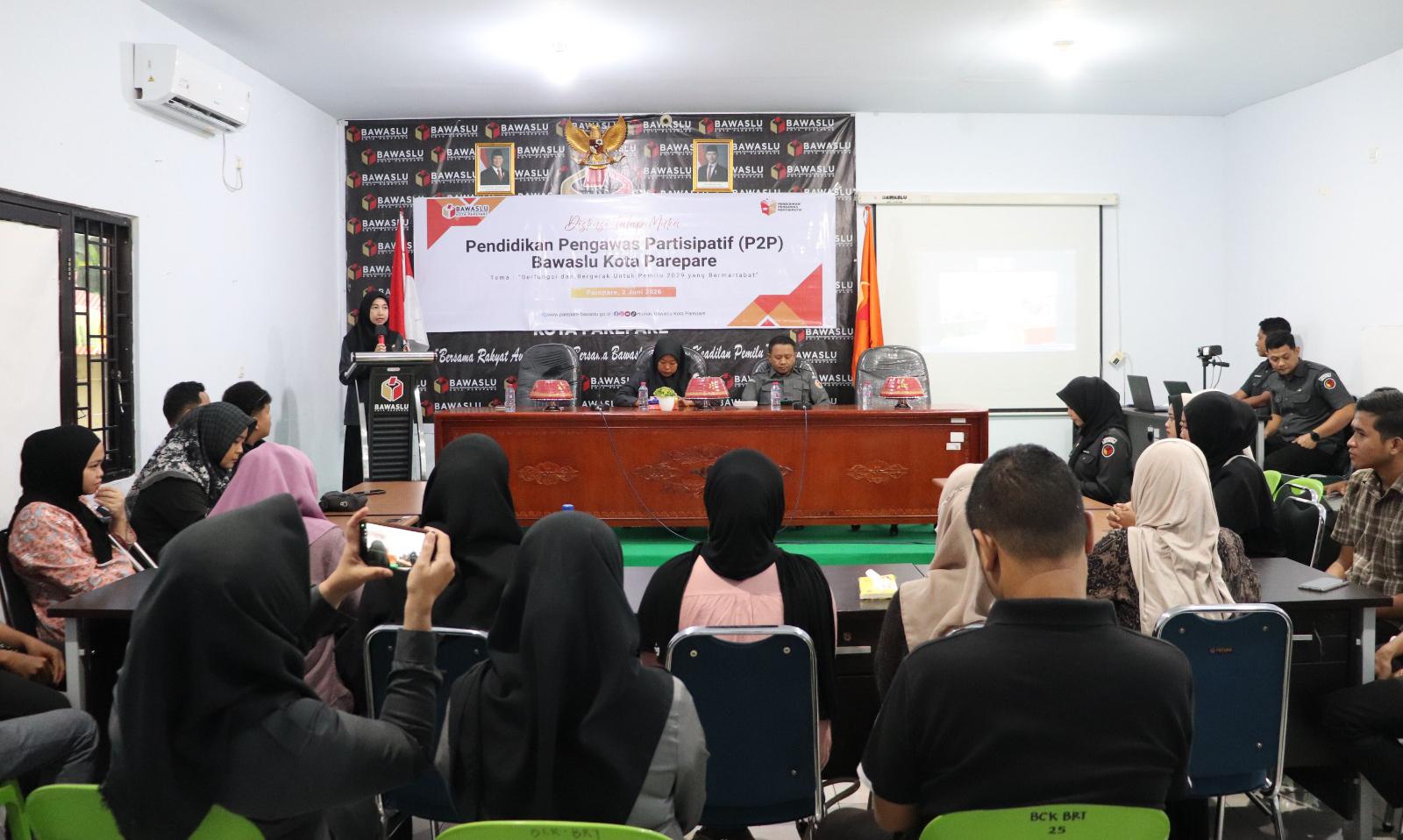 Bawaslu Parepare Gelar Pendidikan Pengawasan Partisipatif, Perkuat Peran Masyarakat Menuju Pemilu 2029 Bermartabat