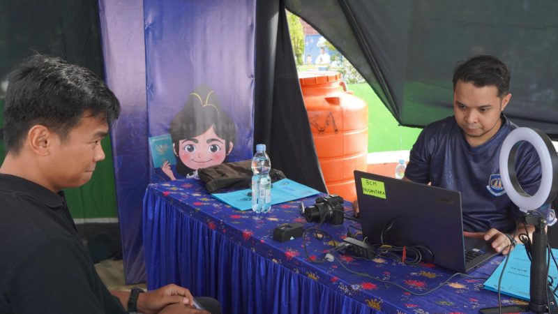 Hari Libur, Imigrasi Parepare Gelar Pelayanan Paspor Minggu Ceria di Lapangan Andi Makkasau