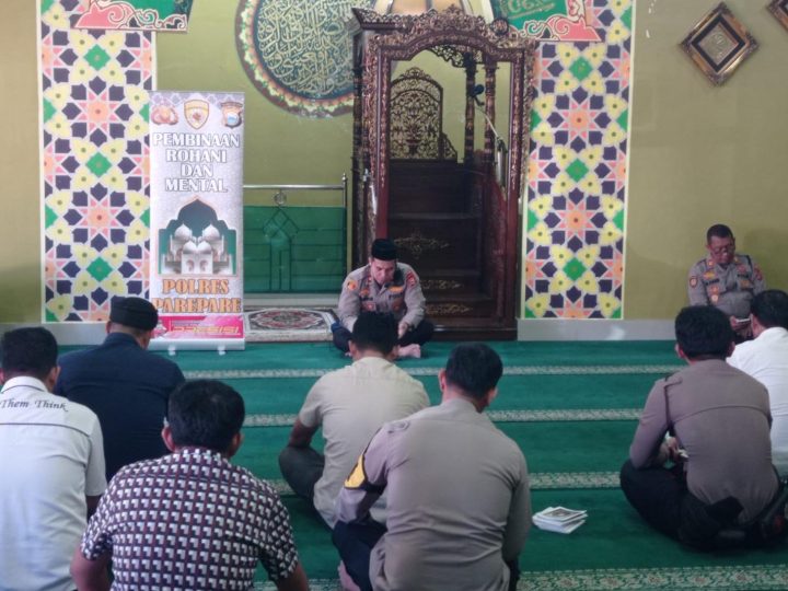 Doakan Keselamatan Masyarakat, Personil Polres Parepare Gelar Zikir dan Yasinan