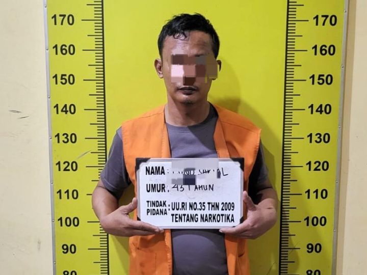 Simpan 506 Gram Sabu, Pria 43 Tahun Dibekuk Satresnarkoba Polres Deli Serdang