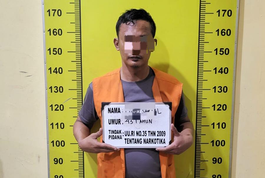 Simpan 506 Gram Sabu, Pria 43 Tahun Dibekuk Satresnarkoba Polres Deli Serdang