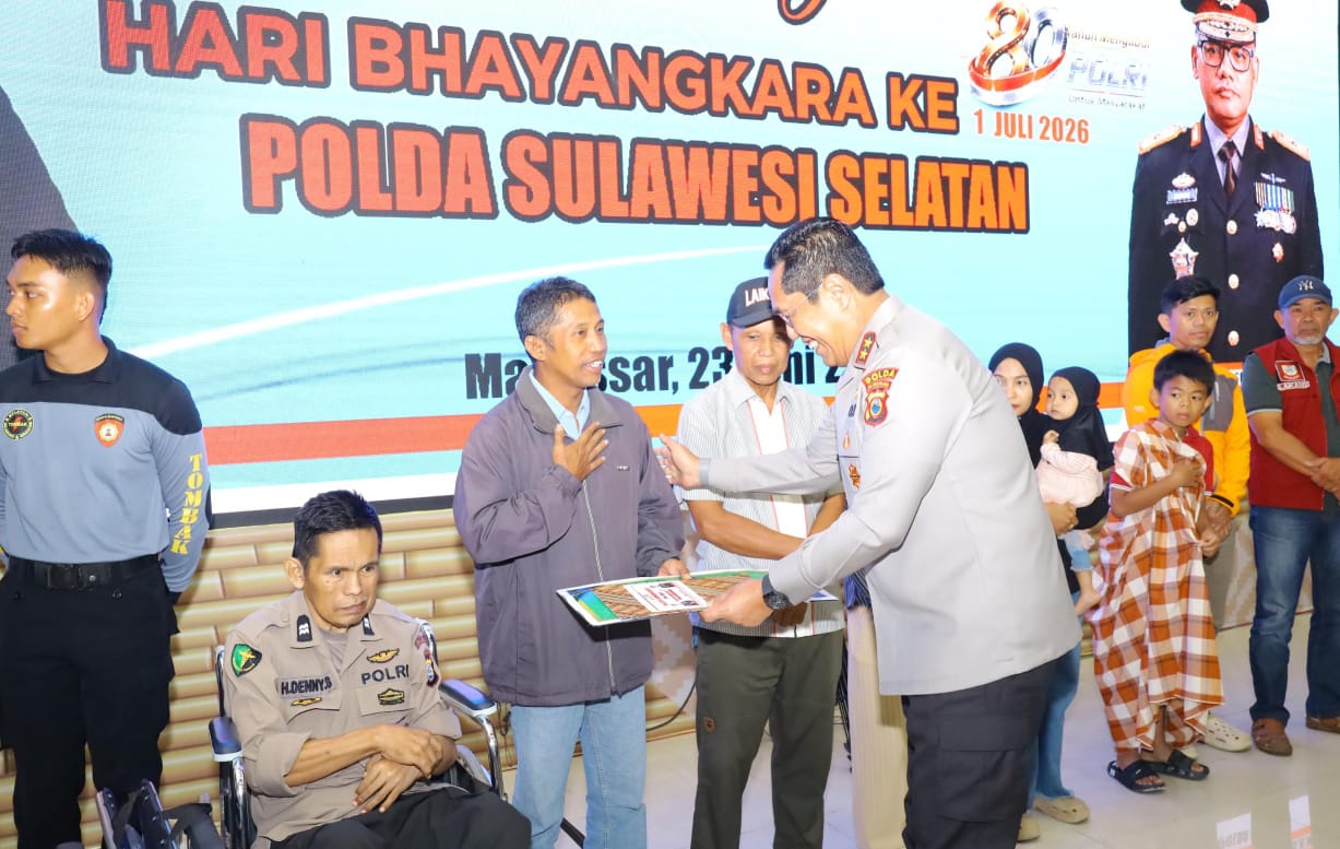Hari Bhayangkara ke-80, Polda Sulsel Hadirkan Layanan Kesehatan Gratis untuk Masyarakat