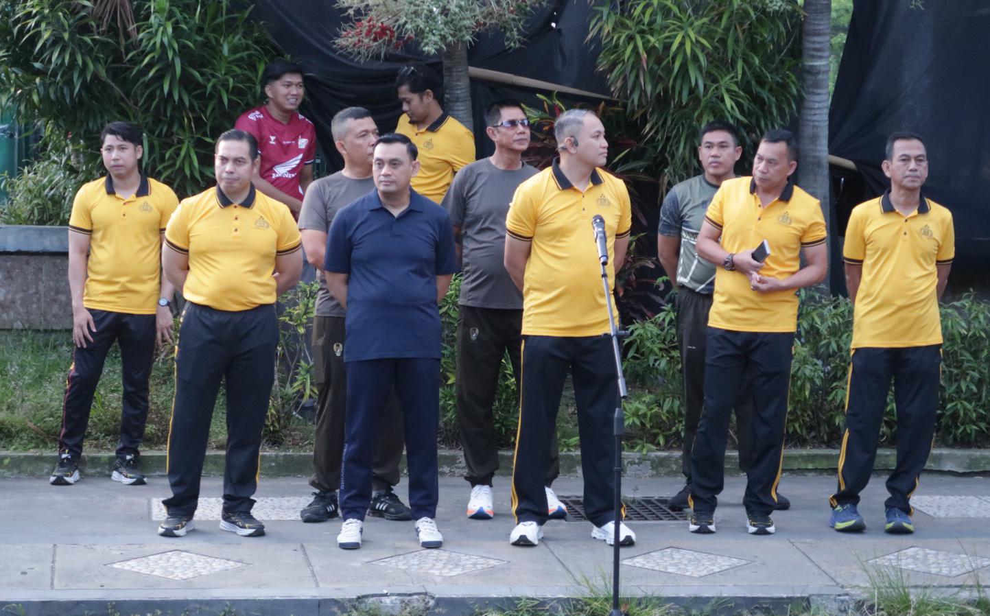Meriahkan Hari Bhayangkara ke-80, Polres Parepare Gelar Olahraga Bersama