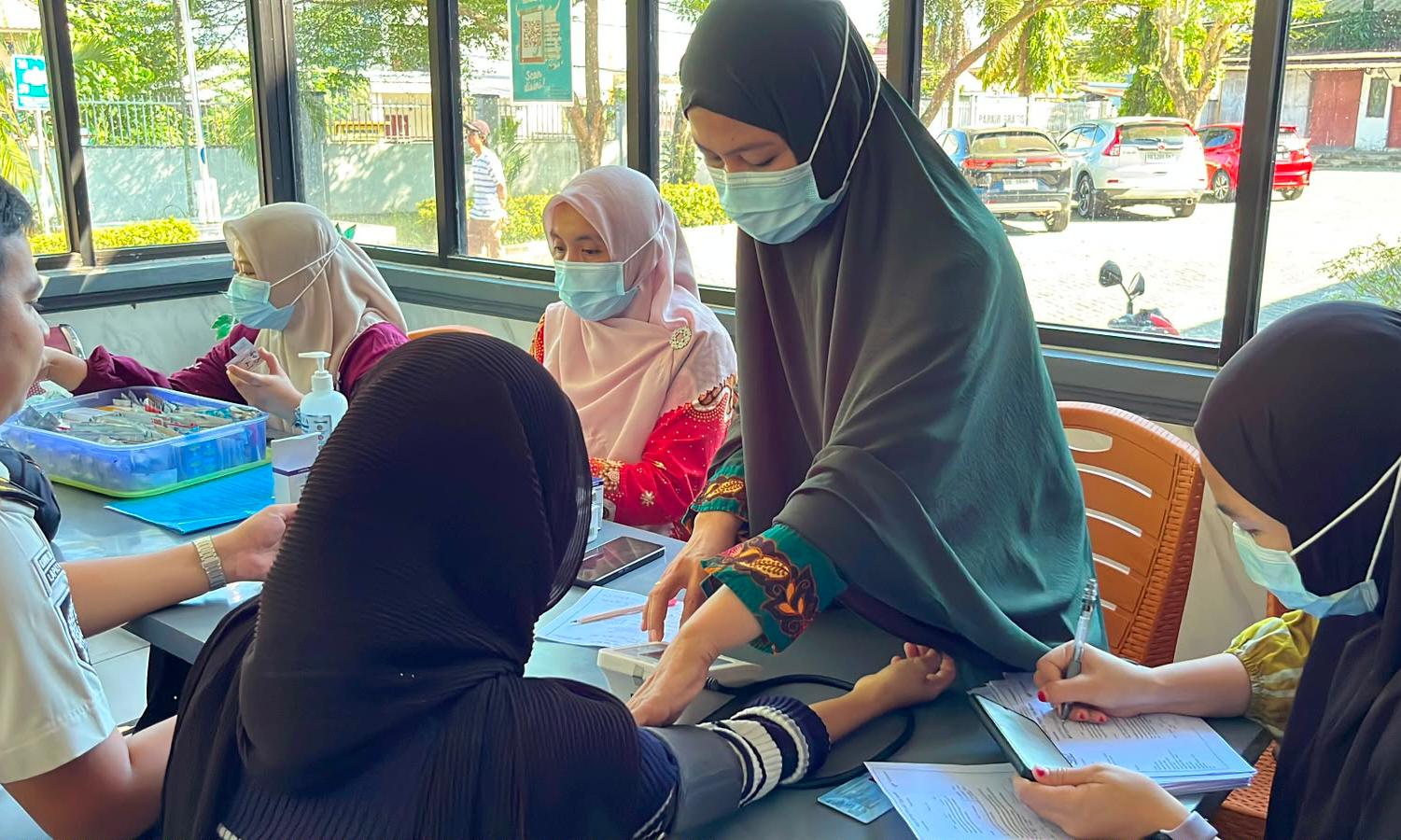 Lapas Parepare Gandeng Puskesmas Lompoe Buka Layanan Cek Kesehatan Gratis bagi Petugas dan Pengunjung