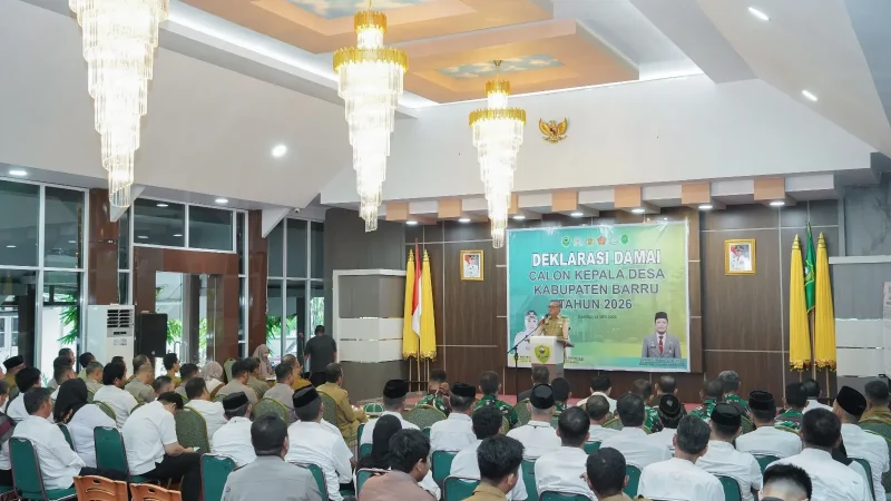 Deklarasi Damai Pilkades Barru 2026, Wabup Tekankan Politik Santun dan Bermartabat