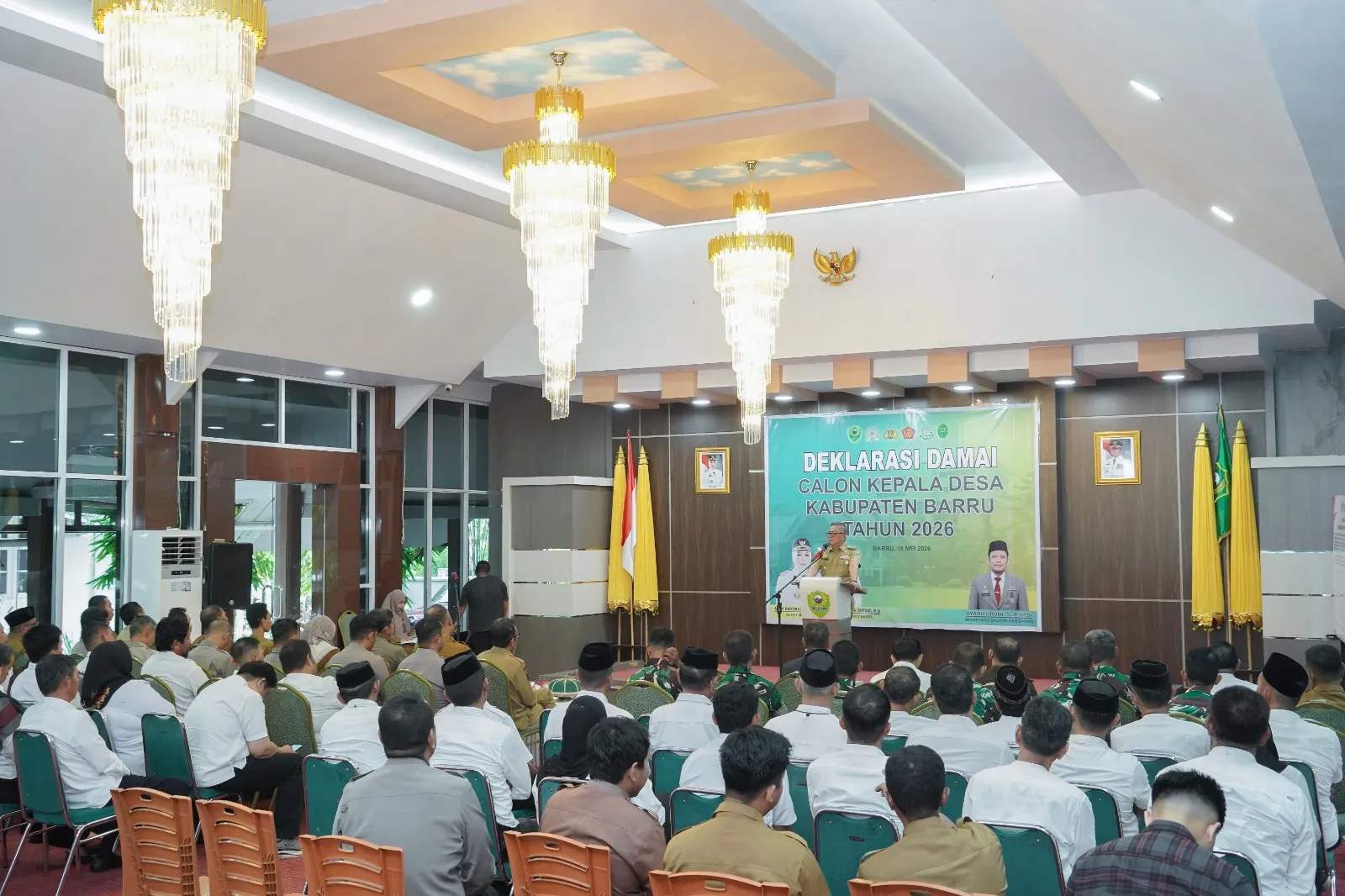 Deklarasi Damai Pilkades Barru 2026, Wabup Tekankan Politik Santun dan Bermartabat