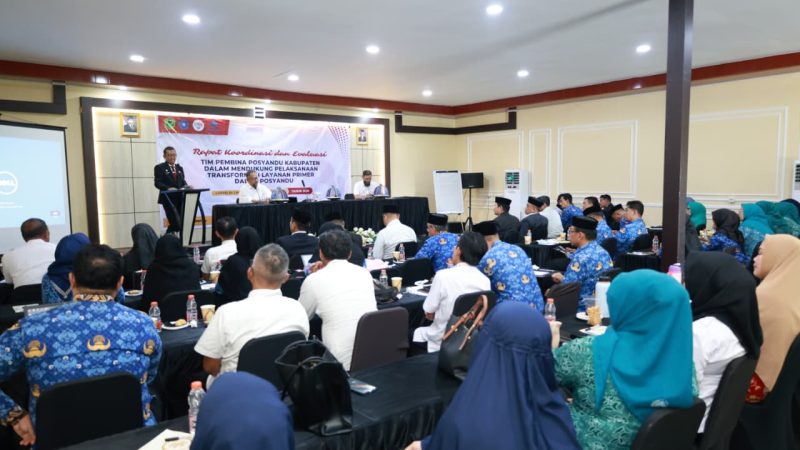 Sekda Barru Buka Rakor Tim Pembina Posyandu, Dorong Optimalisasi Transformasi Layanan Primer