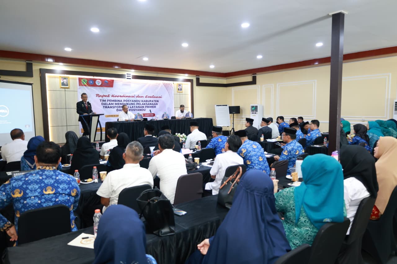 Sekda Barru Buka Rakor Tim Pembina Posyandu, Dorong Optimalisasi Transformasi Layanan Primer