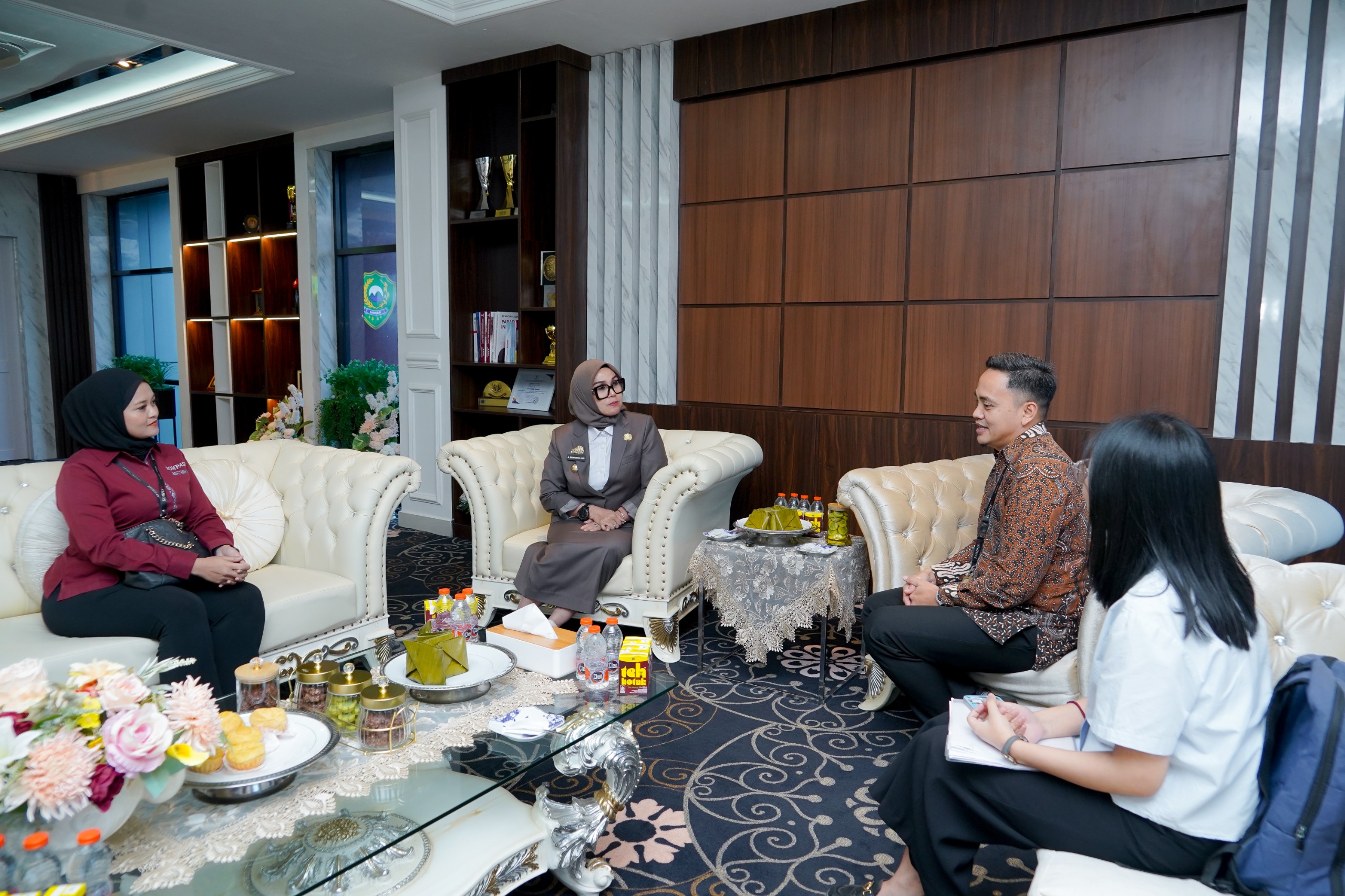 Bupati Barru Terima Audiensi Kompas TV, Bahas Promosi Potensi Daerah ke Tingkat Nasional