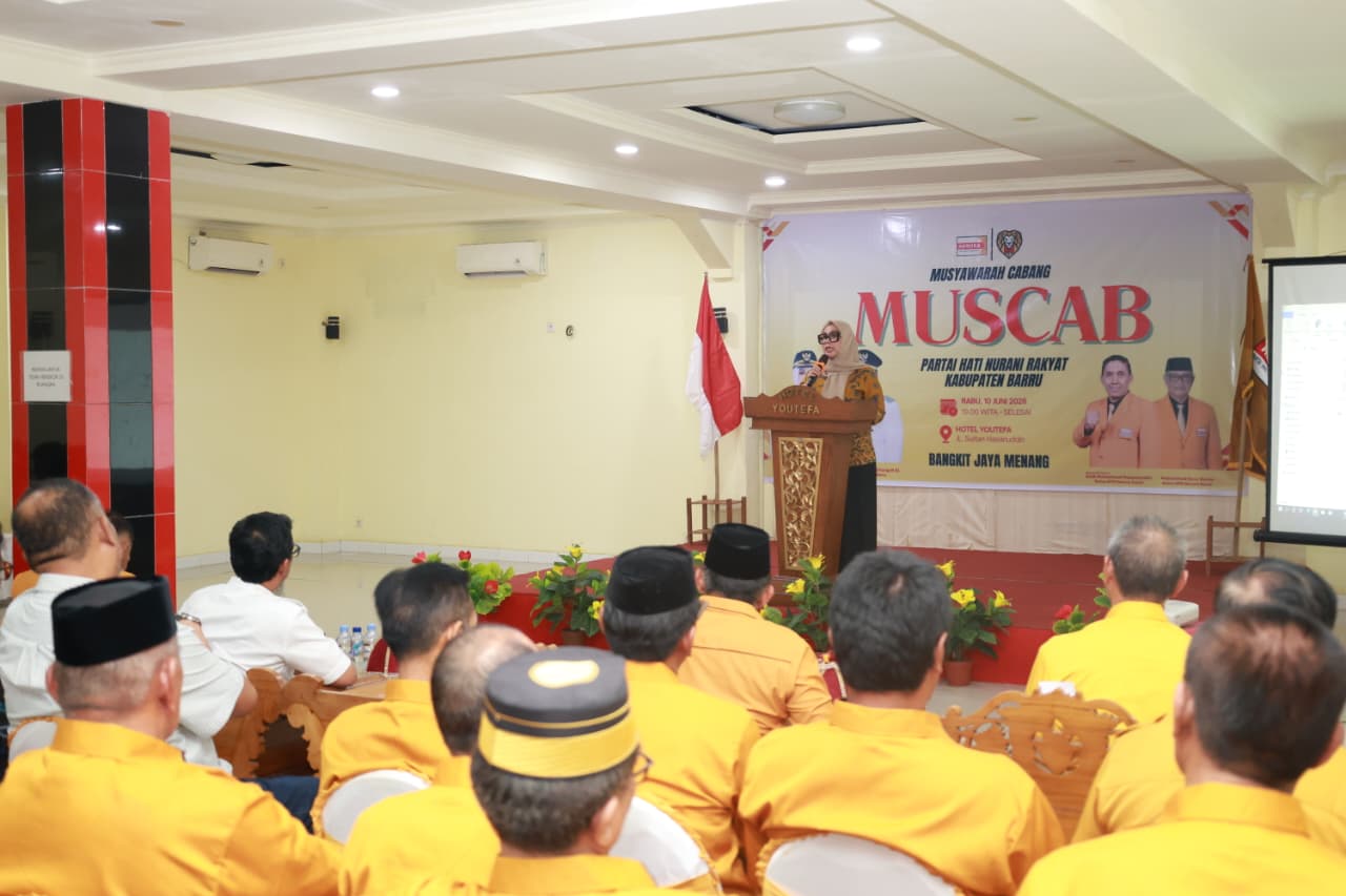 Hadiri Muscab Hanura Barru, Bupati Andi Ina Ajak Kader Perkuat Kontribusi untuk Masyarakat