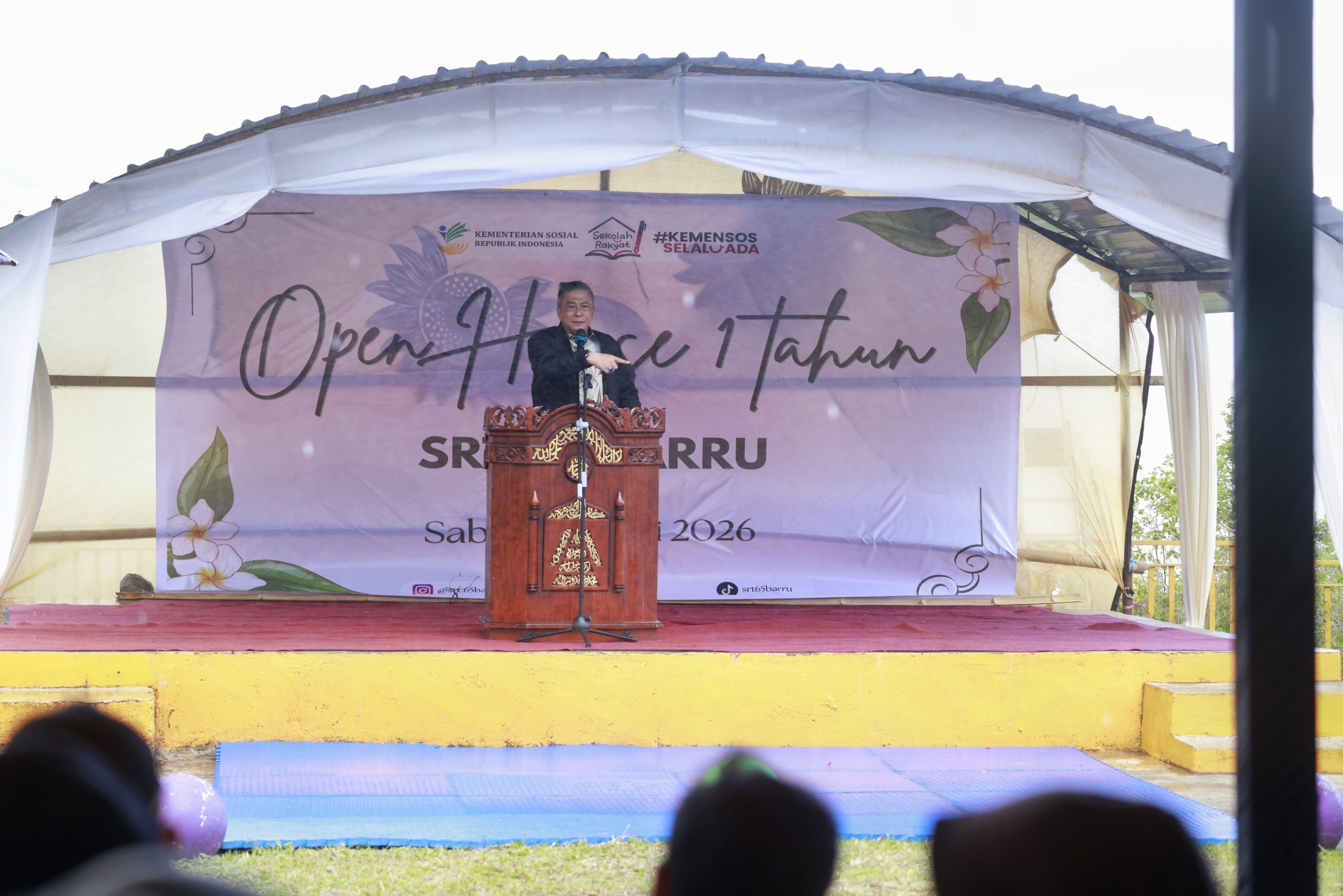 Dari Keluarga Kurang Mampu Menuju Masa Depan Hebat, Pesan Wabup Barru di Open House SRT 65