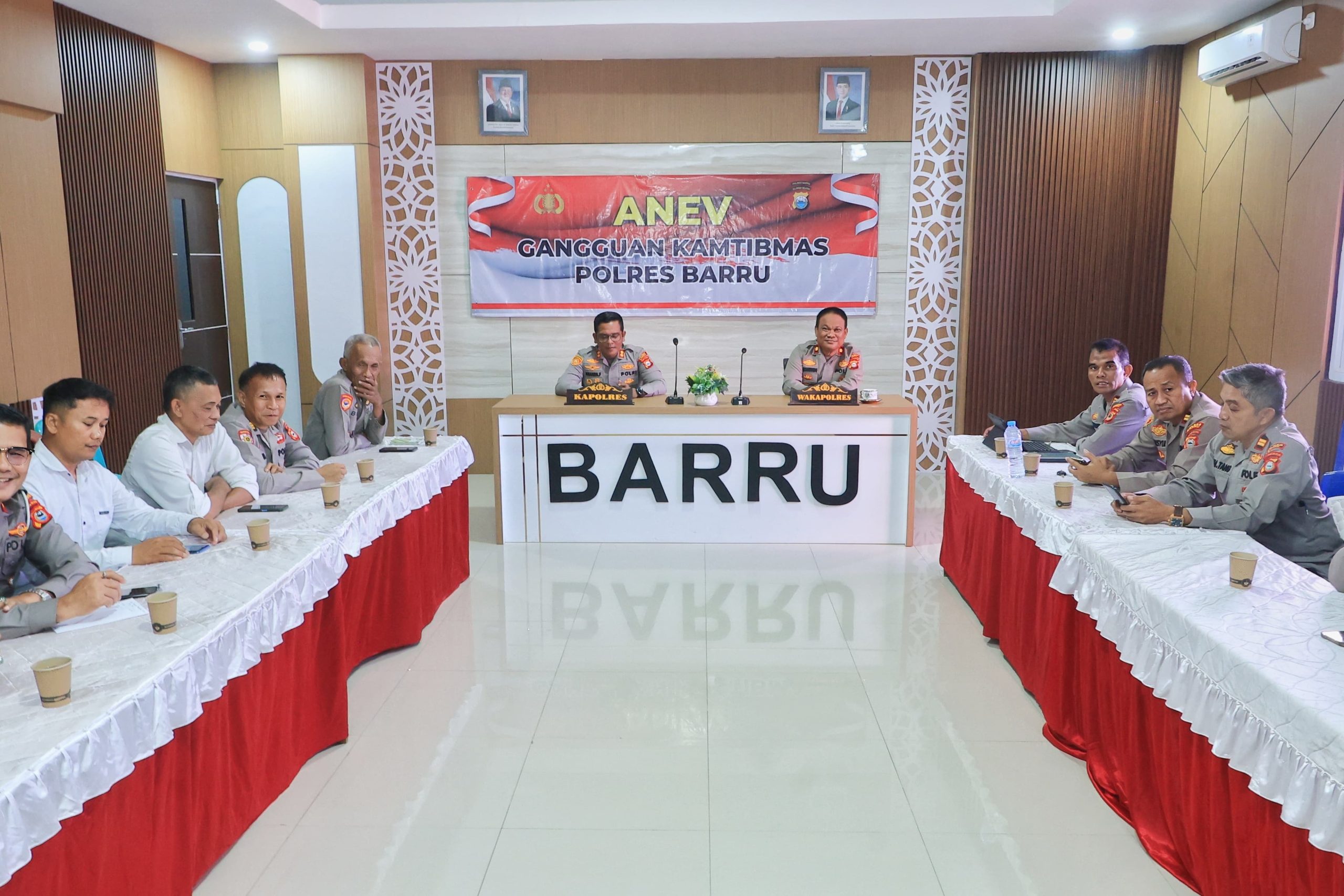 Polres Barru Ikuti Anev Kamtibmas Polda Sulsel, Perkuat Strategi Jaga Situasi Kamtibmas Tetap Kondusif