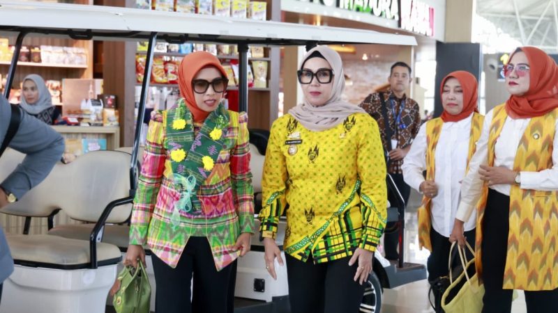 Andi Ina Sambut Kedatangan Sri Suparni Bahlil di Makassar, Awali Agenda Kunjungan Kerja ke Barru