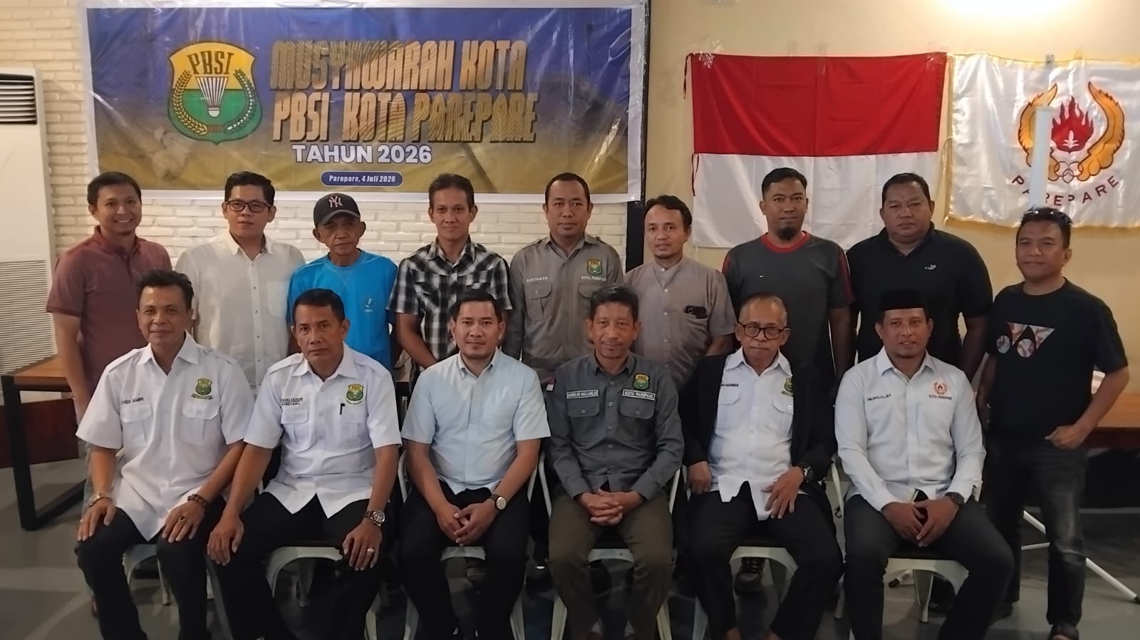 Terpilih Secara Aklamasi, Amarun Agung Hamka Siap Bawa PBSI Parepare Cetak Atlet Berprestasi