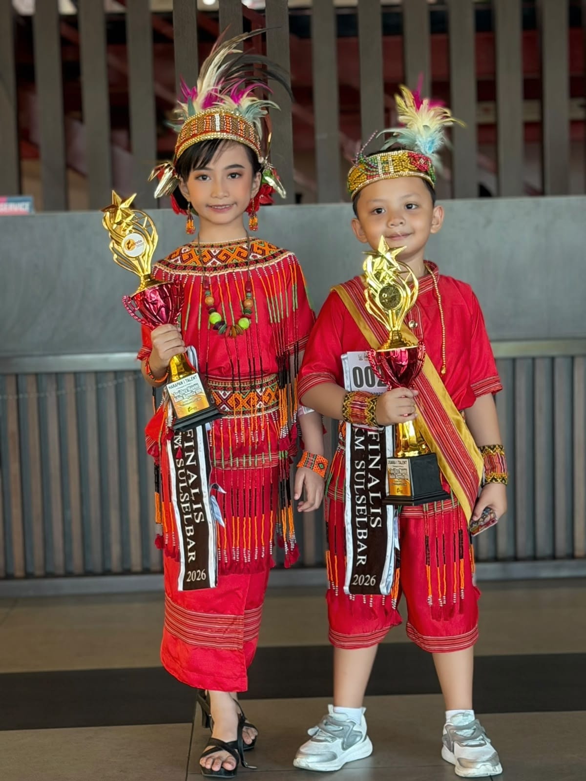 Kolaborasi Memukau Dua Finalis Cilik Pinrang di Talent Show AMKM Sulselbar 2026, Sabet Dua Juara