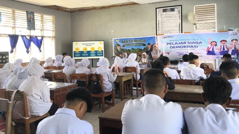 Bawaslu Parepare Edukasi Pemilih Pemula di MAN 1, Dorong Generasi Z Jadi Pelopor Pengawasan Partisipatif