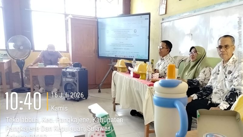 Rapat K3S Kecamatan Pangkajene Bahas E Kinerja, MPLS, hingga Tugas-Tugas Pokok