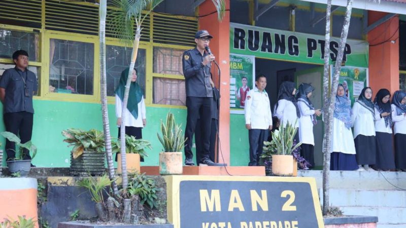 Bawaslu Parepare Dorong Pelajar MAN 2 jadi Pemilih Cerdas dan Pelopor Pengawasan Partisipatif