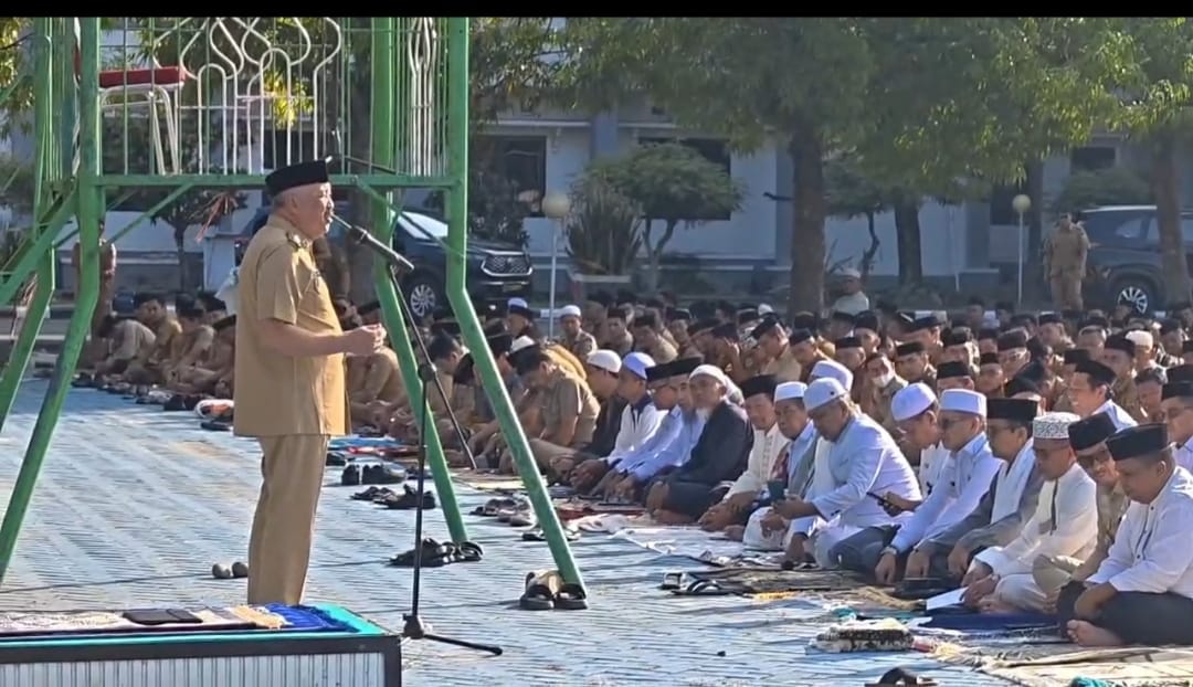 Kemarau Panjang, Pemda Pinrang dan Warga Gelar Salat Istisqa