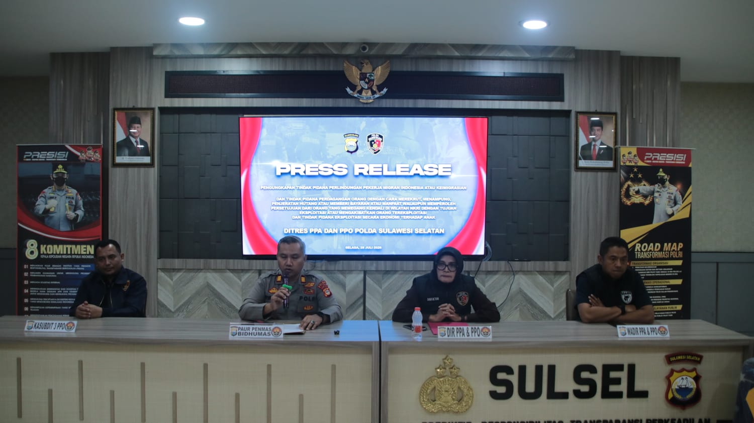 Polda Sulsel Ungkap Kasus TPPO dan Eksploitasi Anak di Dua Wilayah