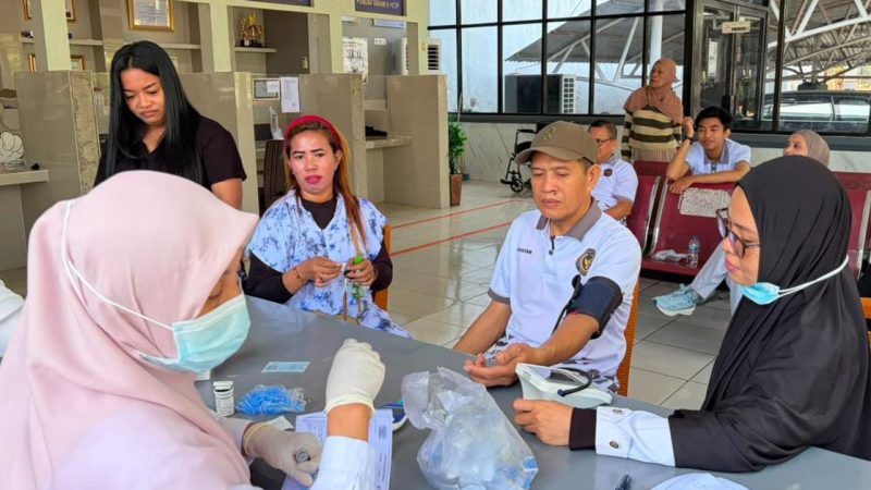 Lapas Parepare Hadirkan Layanan Pemeriksaan Kesehatan Gratis bagi Pembesuk dan Masyarakat