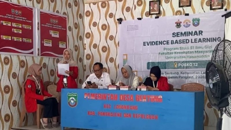 Mahasiswa Ilmu Gizi Fakultas Kesehatan Masyarakat Unhas Gelar Seminar EBL II