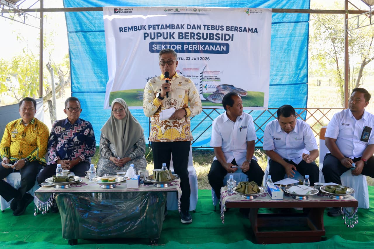 Wabup Barru Hadiri Rembuk Tambak, Dorong Optimalisasi Potensi Perikanan dan Pupuk Bersubsidi