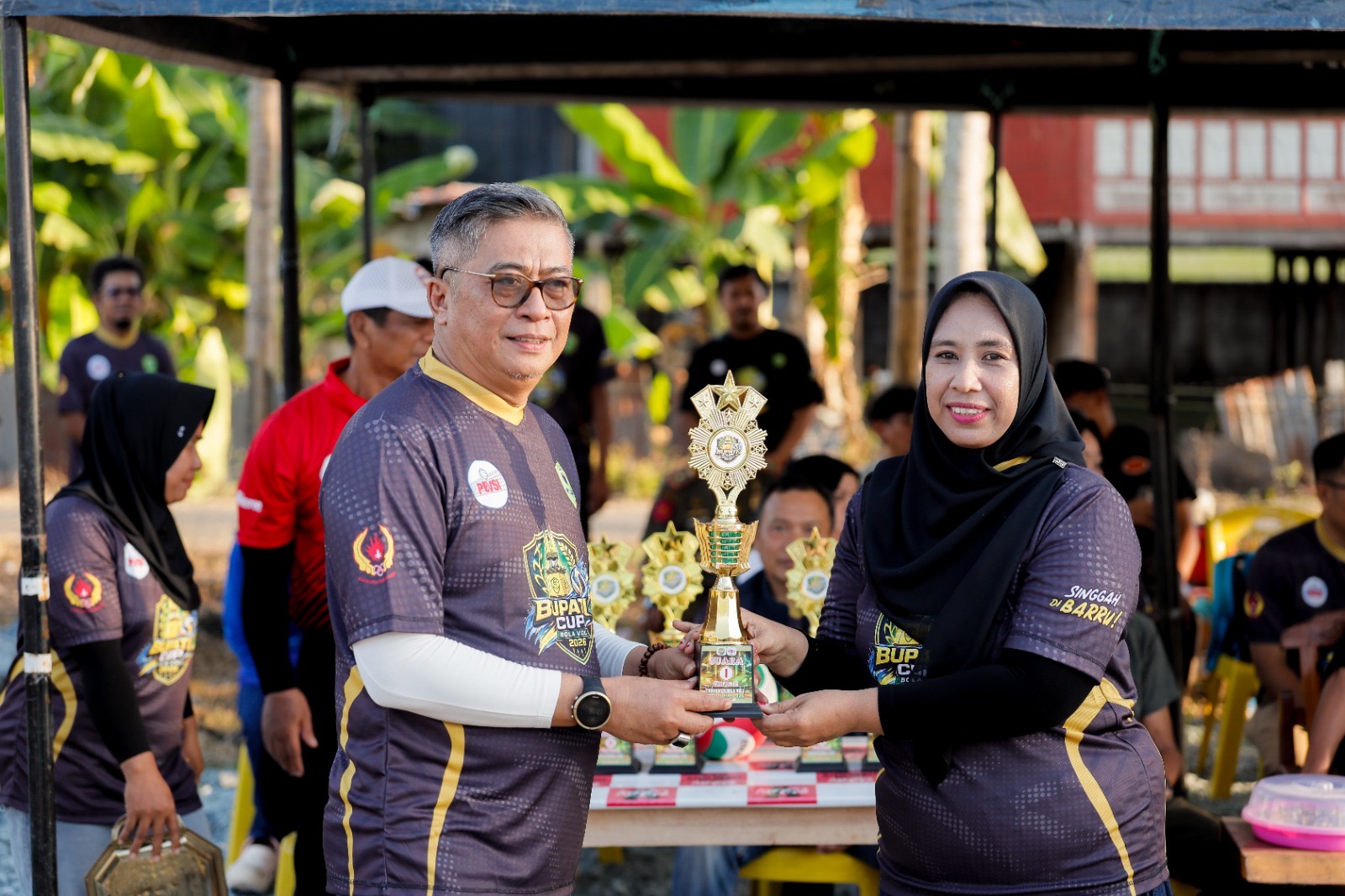Wabup Barru Buka Turnamen Bola Voli Bupati Cup 2026, Dorong Pembinaan Atlet Berkelanjutan