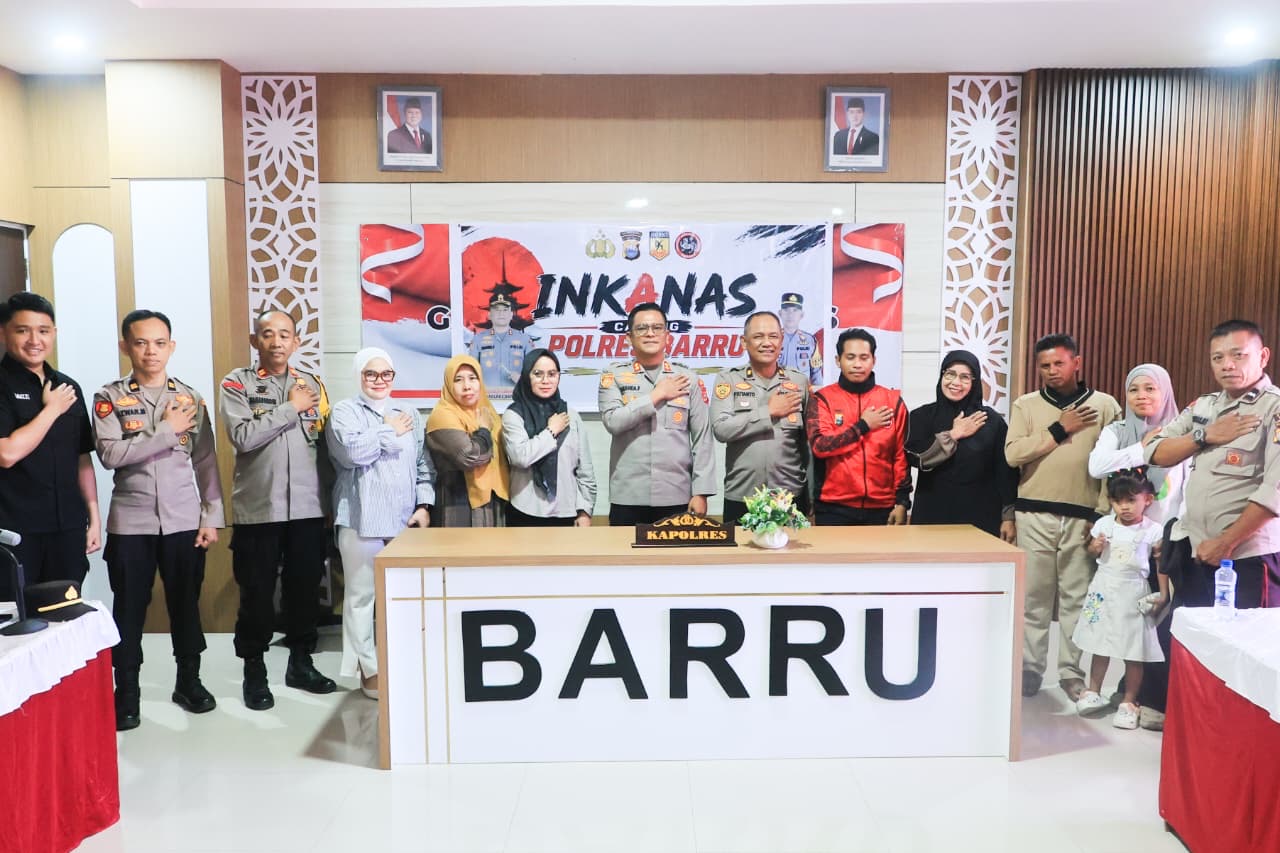 Bawa Nama Baik Polres Barru, AKBP Ananda Fauzi Lepas Kontingen INKANAS ke Ajang Piala Kapolda Sulsel