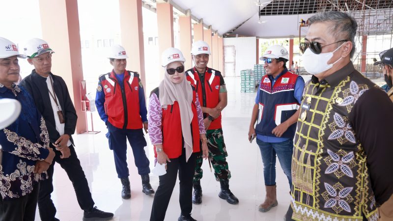 Jelang Peresmian, Bupati dan Wakil Bupati Barru Tinjau Kesiapan Sekolah Rakyat Terpadu 65