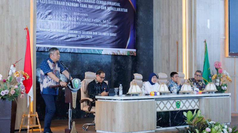 Wakil Bupati Barru Buka Edukasi Keuangan OJK, Dorong Masyarakat Cerdas Finansial dan Waspada Penipuan Digital