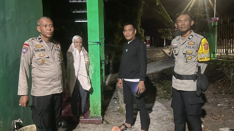 Polsek Tanete Rilau Respons Cepat Tangani Kebakaran Lahan, Warga Diimbau Tidak Membakar Sampah Sembarangan