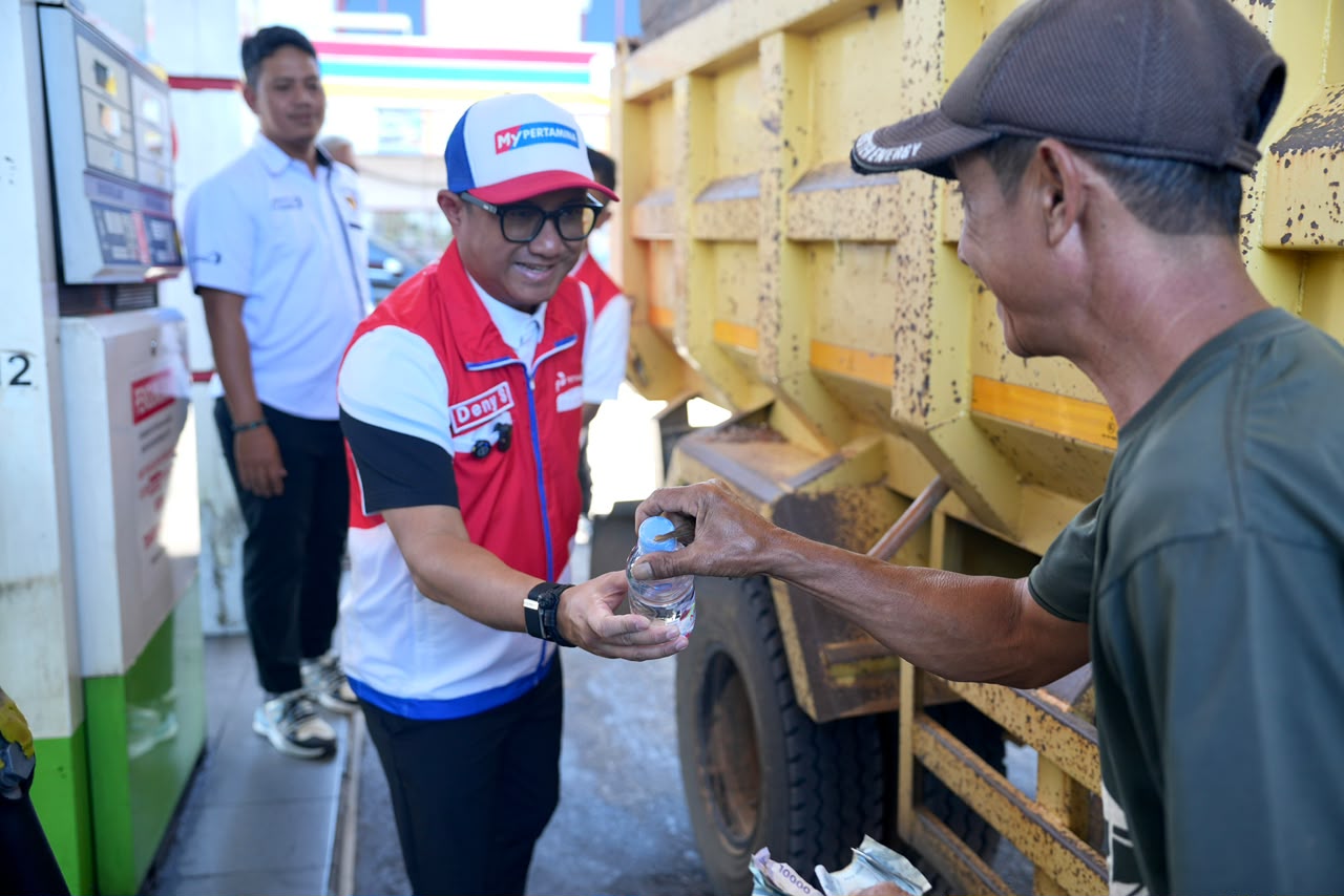 Pertamina Sulawesi Tinjau Langsung Pelayanan SPBU di Makassar, Pastikan Distribusi Biosolar Berjalan Optimal