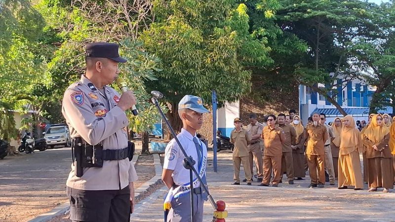 Police Goes To School, Sat Binmas Polres Parepare Ajak Pelajar SMKN 2 Perkuat Disiplin