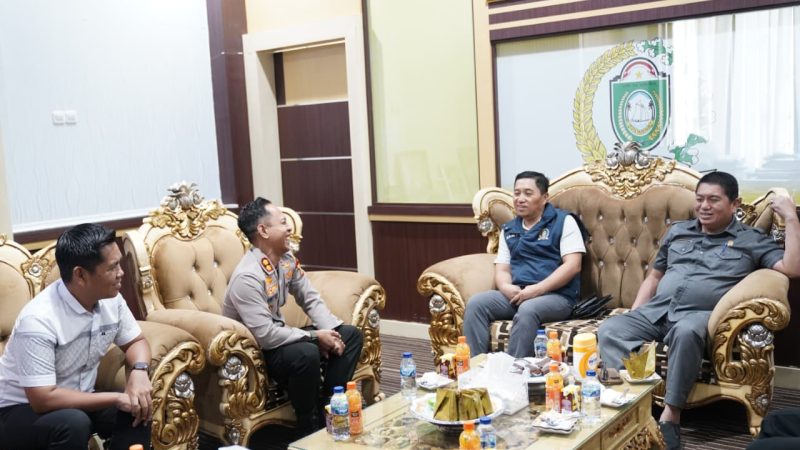 Kapolres AKBP Phunky Mahendra Silaturahmi dengan Ketua DPRD Parepare